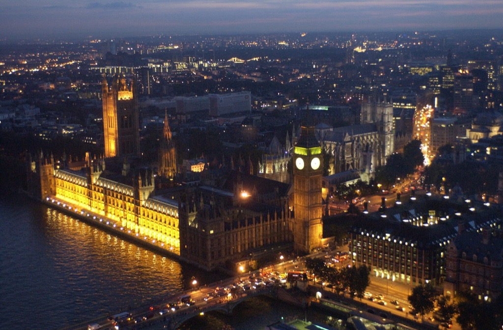 Westminster, as seen from the London Eye