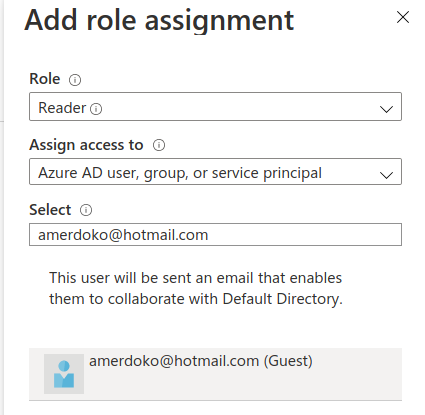 Subscription role assignment add student emails