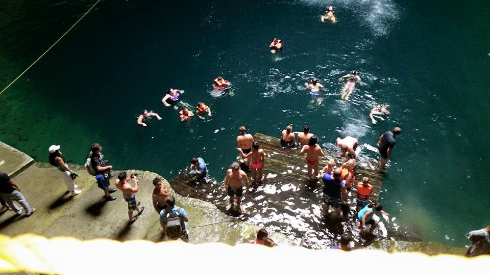 Swimming in a Cenote