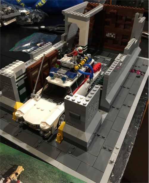 Lego Ghostbusters Firehouse Currently Under Construction