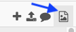 The 'Add Images' button in the Trinket toolbar.