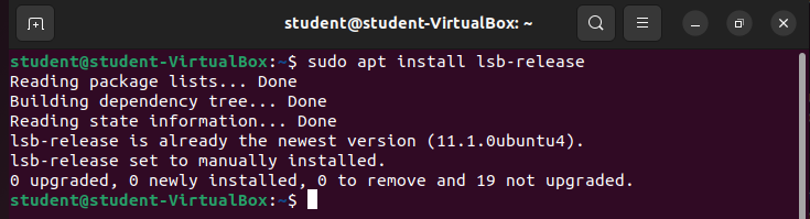 apt install lsb-release