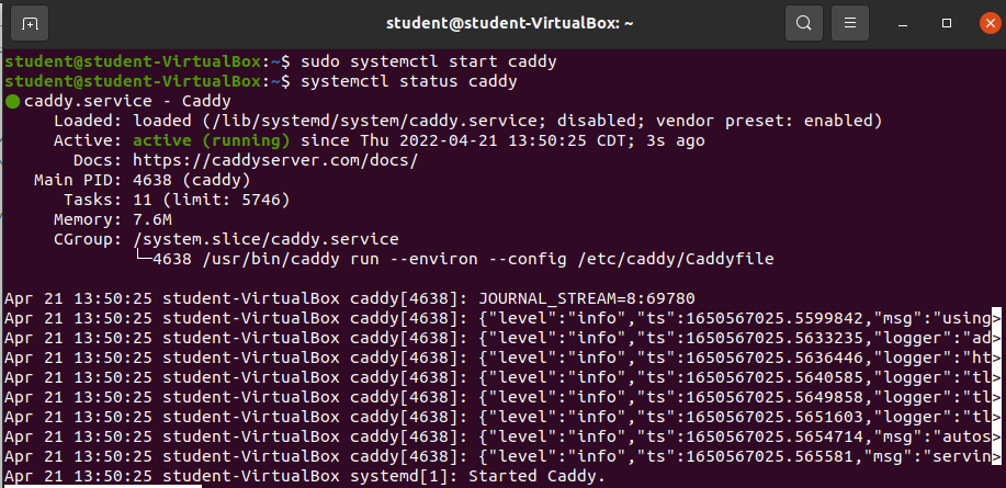 systemctl-status-caddy
