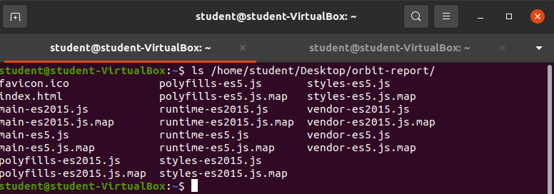 ls /home/student/Desktop/orbit-report output